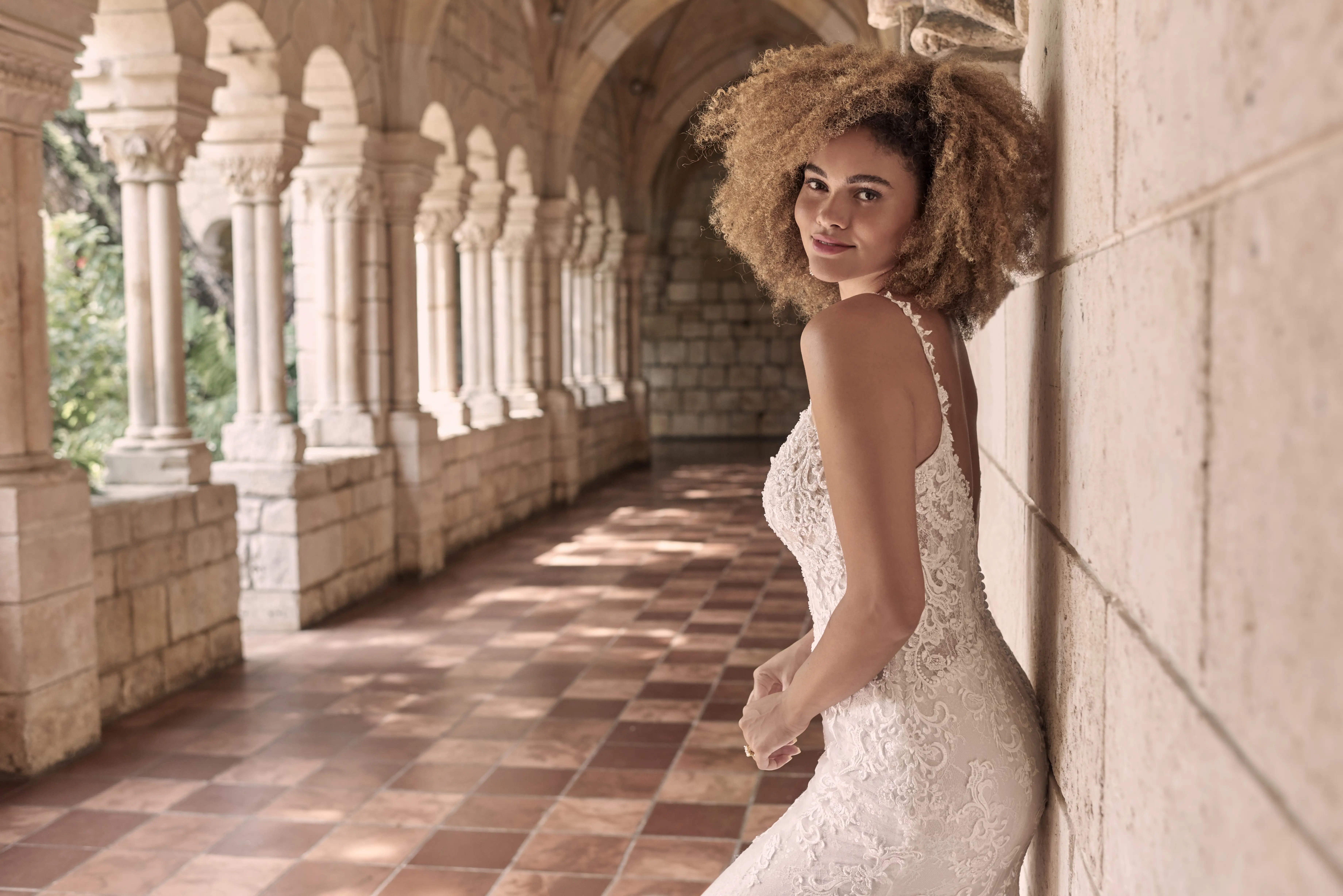 White Wedding Dresses with Red Accents