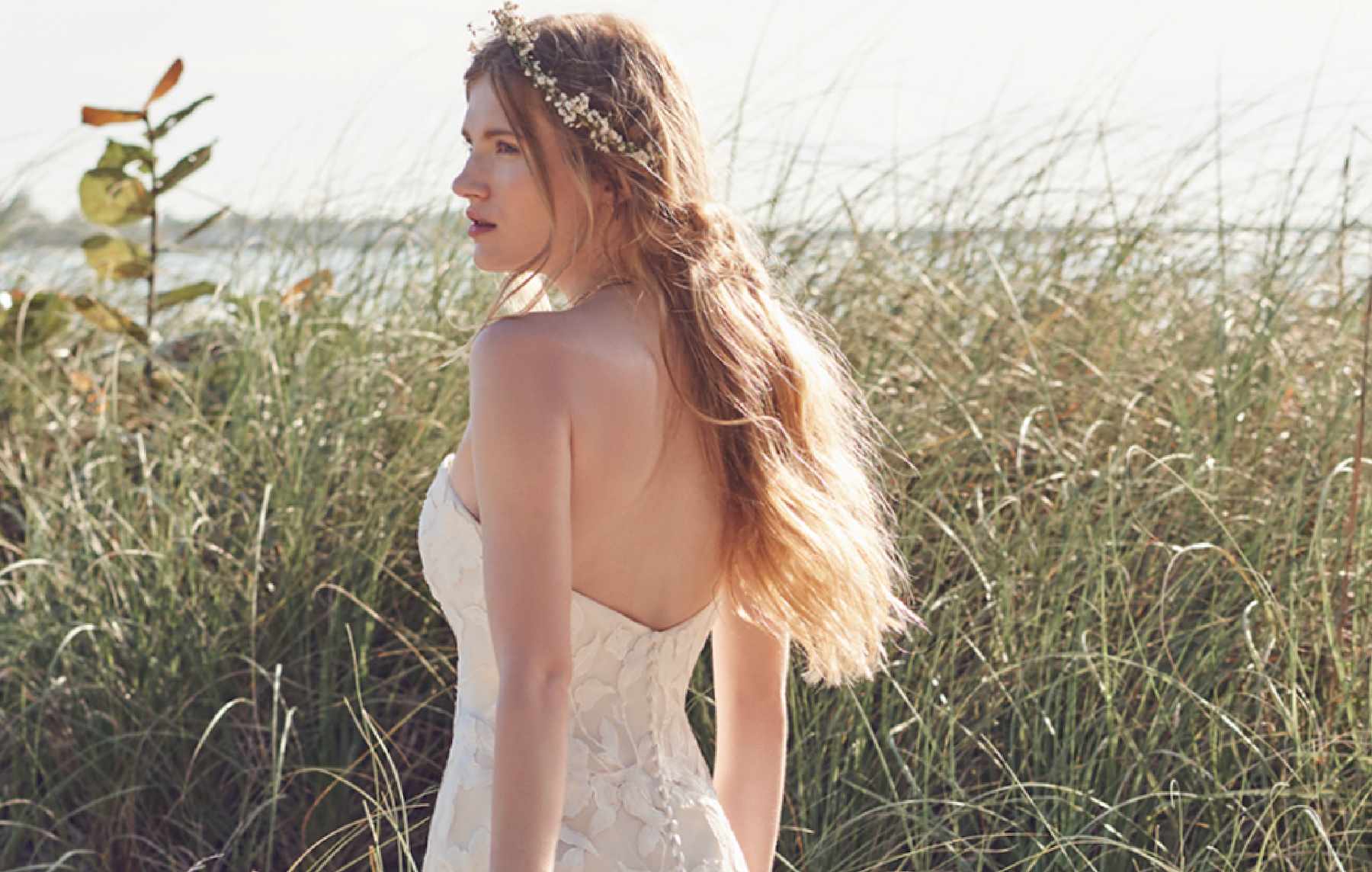 Hattie Lynette Boho style wedding gown by Rebecca Ingram