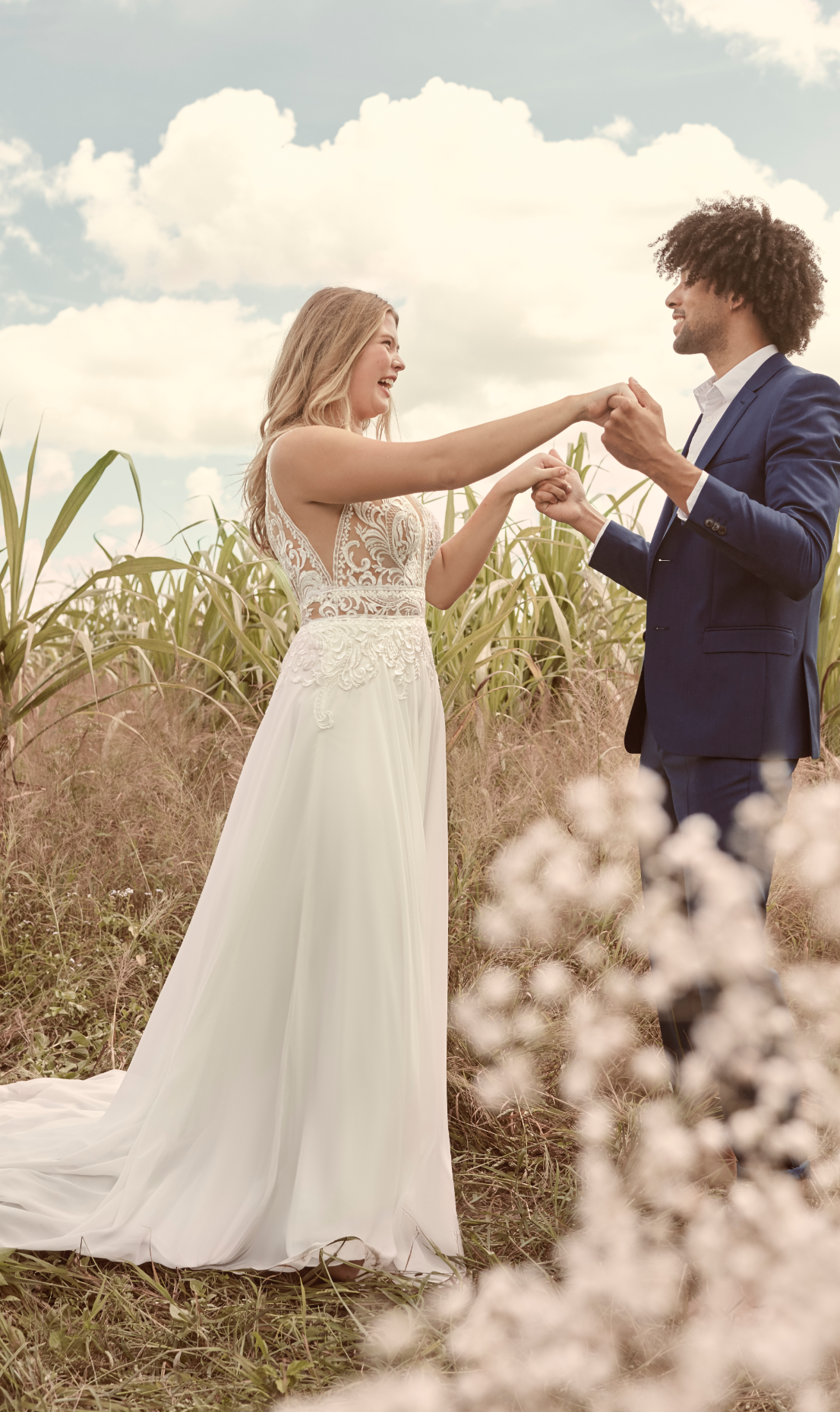 boho wedding gown designers