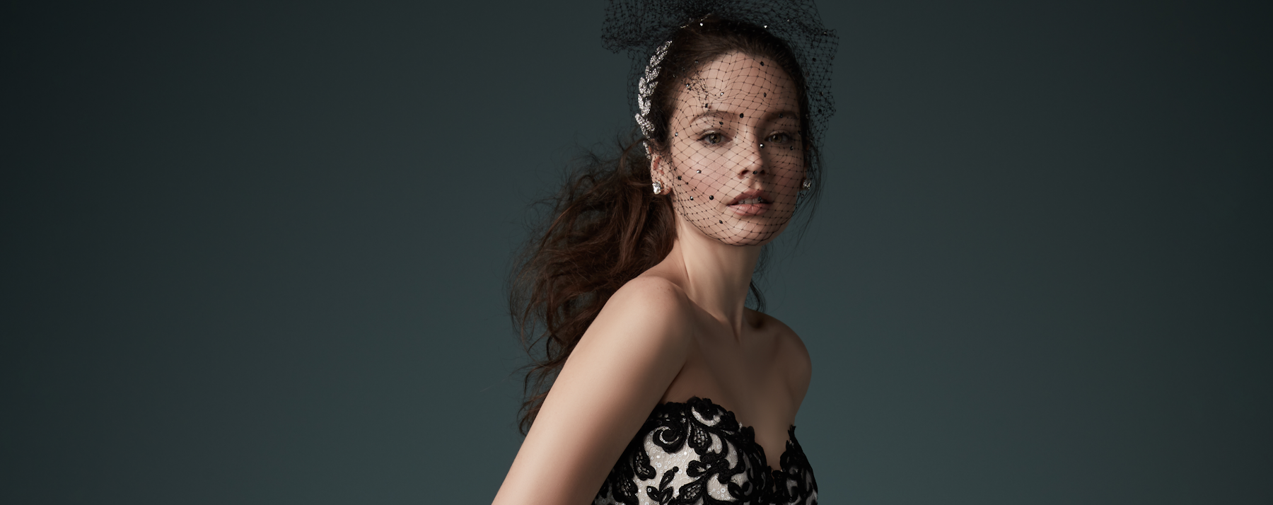 Black Lace Ball Gown Tristyn by Rebecca Ingram