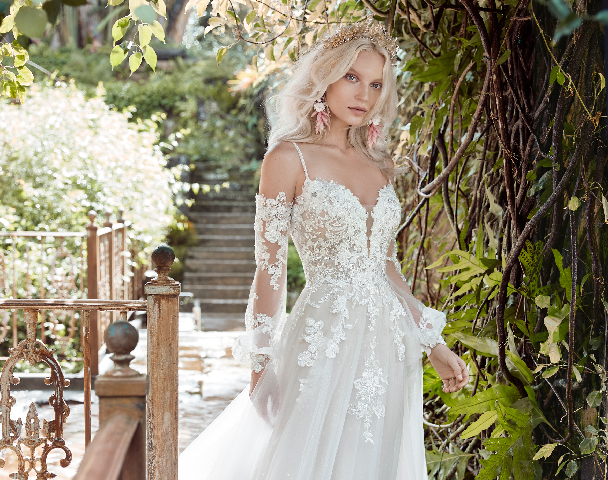 shoulder wedding dress