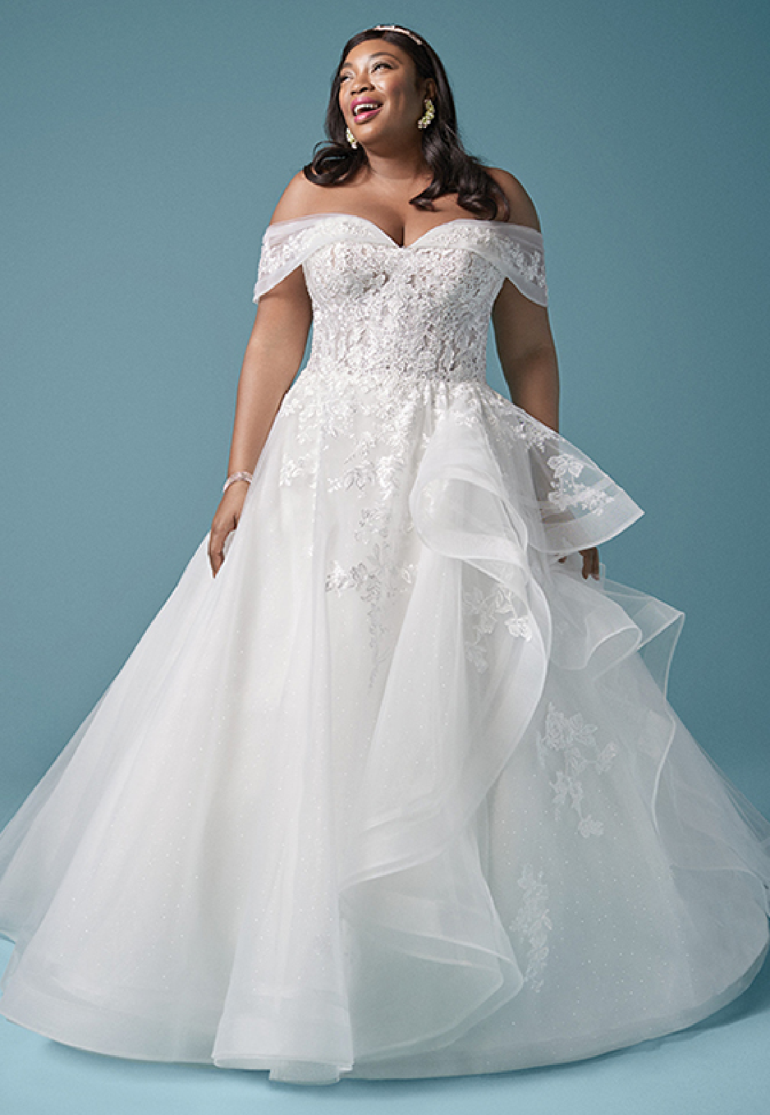 wedding gowns off shoulder