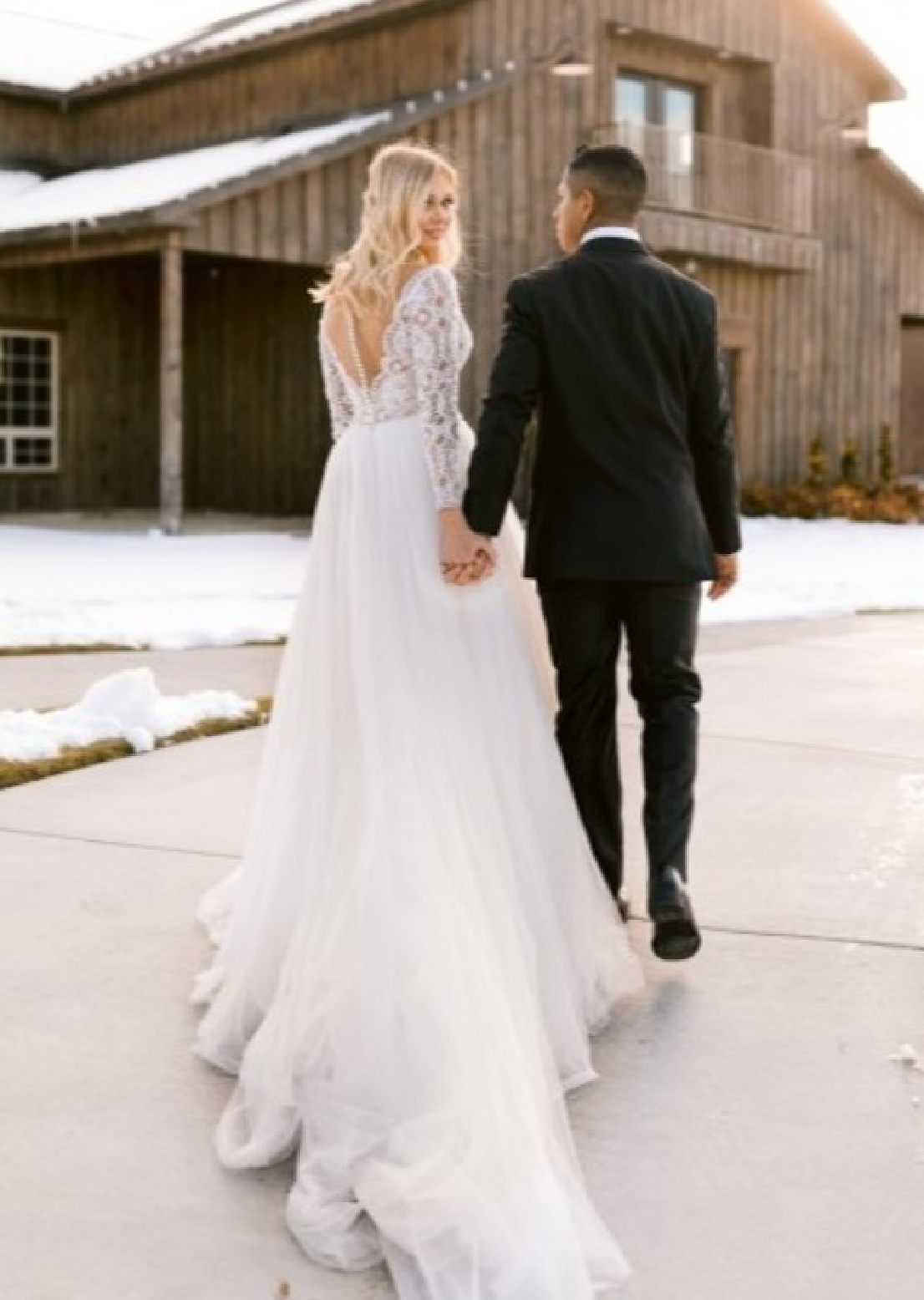 marriage long dress